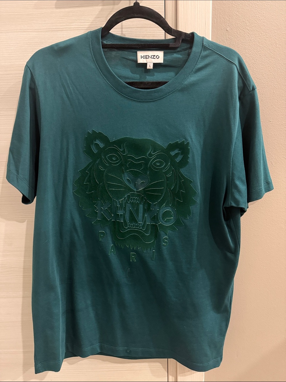 KENZO  Green Tiger Logo Short-Sleeve Tee